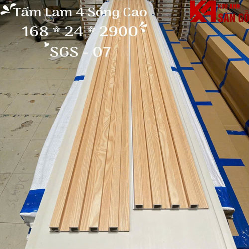 Tấm Ốp Tường Lam 4 Sóng Cao SG-07